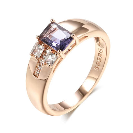 Zircon Ring Fashion Temperament Hollow Ladies
