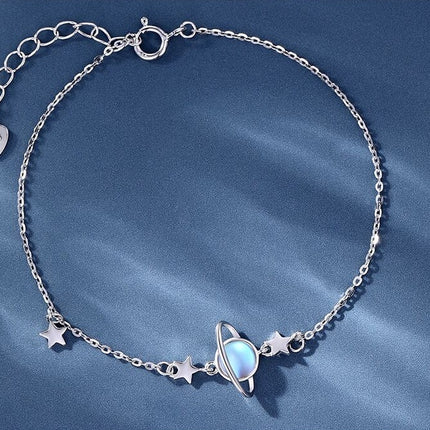 Moonstone Planet Bracelet New Women's Korean Version