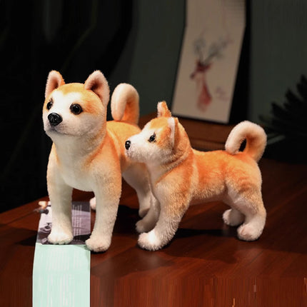 Simulation Dog Plush Toy Akita Doll