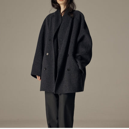 Elegant Winter Double-sided Wool Women's Coat