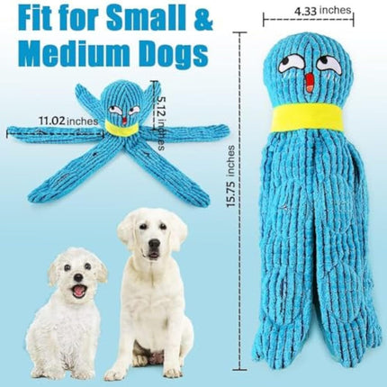 Squeaky Dog Toy,Octopus Sniffing Dog Toys, Plush Interactive Puzzle Dog Toys With Soft Fabric Crinkle For Large, Medium, Small Sized Dog, Relieve Stress, Encourage Natural Foragin,Best Dog Boredom Toy