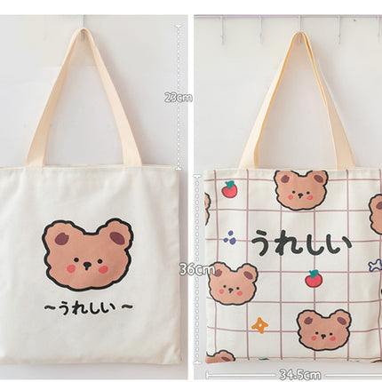 Girl Student's Cute Small Canvas Bag Shoulder