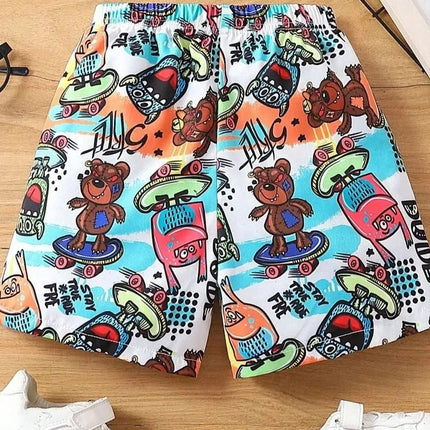 Fashion 3D Digital Printing Beach Pants Men
