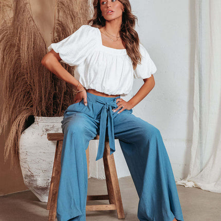 Casual Pants Women's High Waist Wide Leg Pants