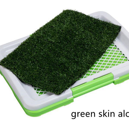 Flat Pet Toilet Dog Potty With Lawn Trumpet