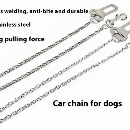 Stainless Steel Small Chain Puppy Car Safety Rope
