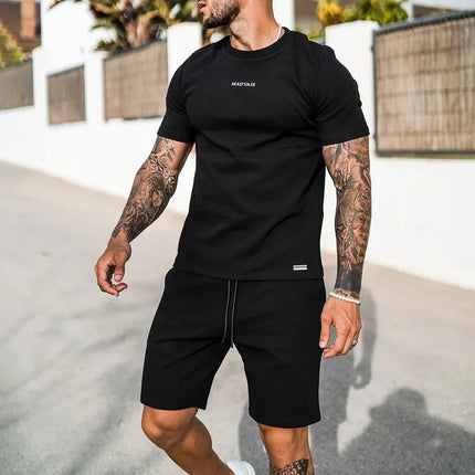 Men's Fashion Casual T-shirt Shorts Sports Suit