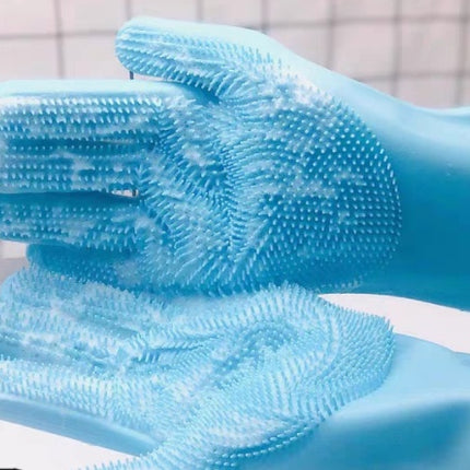 Silicone Dog Grooming Hair Comb Puppy Brush Glove Bath Cleaning Brushes Small Dog Cat Massage Pet Grooming Gloves