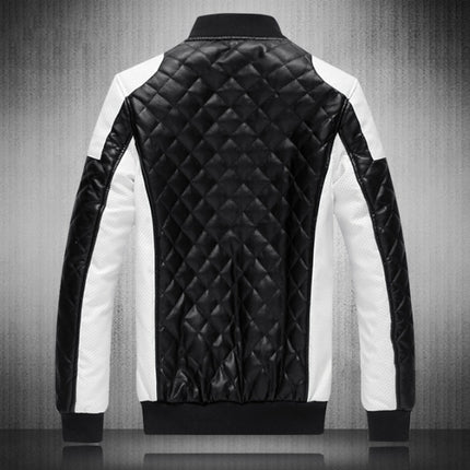 Oversized men's leather jacket