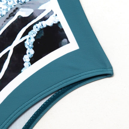 New One-piece Swimsuit Women's Two-piece Suit