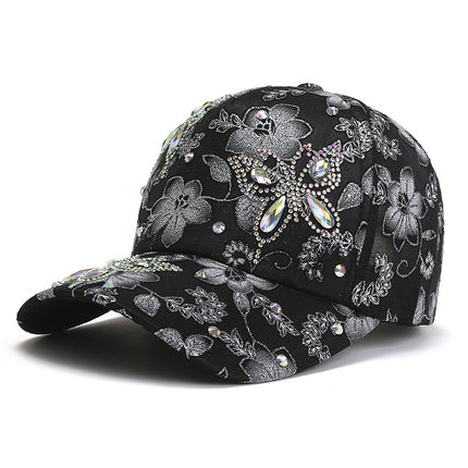 Butterfly Peaked Cap Sun Hat Women's Breathable All-match