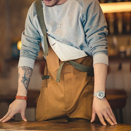 European And American Retro New Strap Loose Oversized Casual Trousers