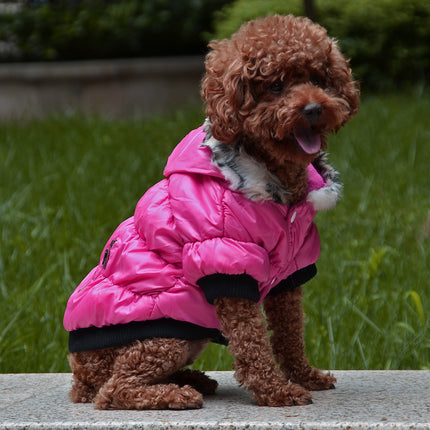 Zippered Cotton Padded Clothes For Pets