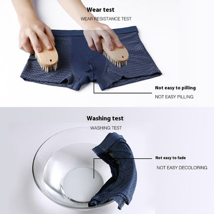 Ice Silk Men's Shorts Head Plus Size Boxer Briefs