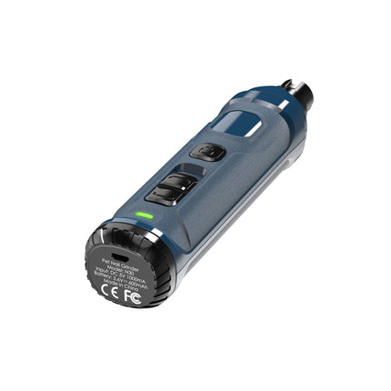 Pet Nail Piercing Device With LED Double Speed Control USB Charging Low Noise