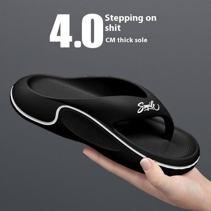 Thick Bottom Wear-resistant Cool Beach Soft Bottom High-end Men's Slippers