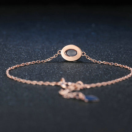 Classic dove egg natural powder crystal bracelet