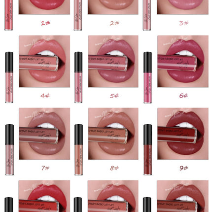 Silky Cream Texture Lip Gloss Aliexpress Shopee Cross-Border Exclusive Lip Glaze Lip Gloss Lipstick