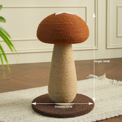 Cat Climbing Frame Mushroom Sisal Cat Scratch Board No Dandruff