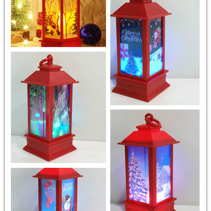 Santa Claus Snowman Light Merry Christmas Home Decor