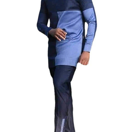 Men Leisure Set Suit Printed Shirt And Pants