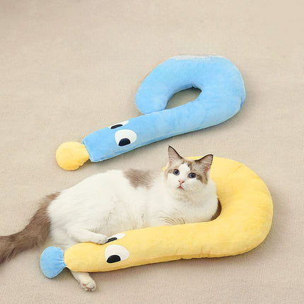 Pillow With Question Mark For Dogs And Cats, Universal Cushion For The Neck, For Sleeping, For All Four Seasons
