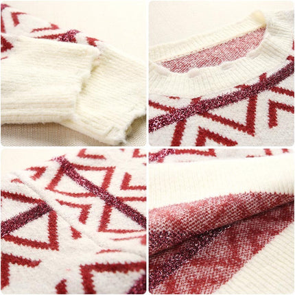 Pullover skirt women's long-sleeved sweater