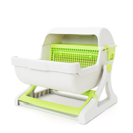 Cat toilet pet toilet semi-enclosed litter box