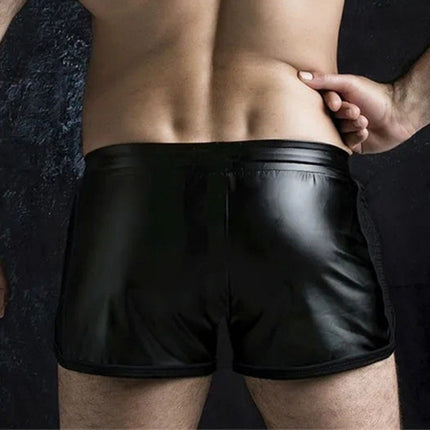 Breathable Sports Casual Biker Leather Shorts