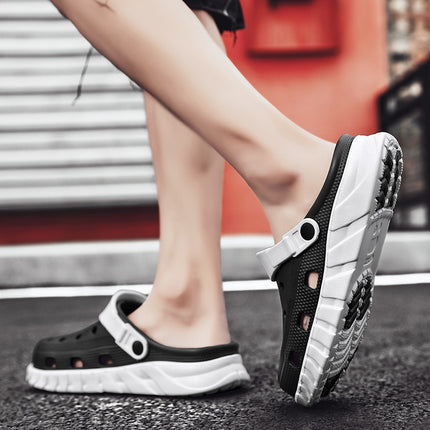 Hole Shoes Men's Outerwear Non-slip Wear-resistant Slippers