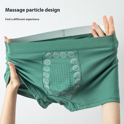 Men's Massage Particles Breathable Bottom Skin-friendly Underwear