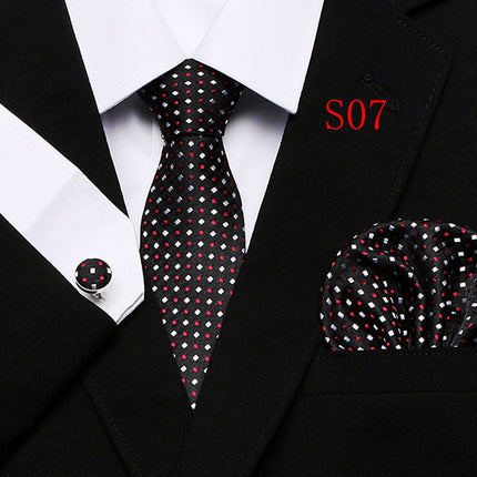 Paisley Series European And American Fashion Tie Three-piece Suit
