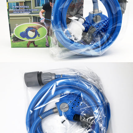 Pet Bathing Gloves Outdoor Shower Dog Bath Silicone Nozzle Hand-held Massage Bath Pet Shower Brush