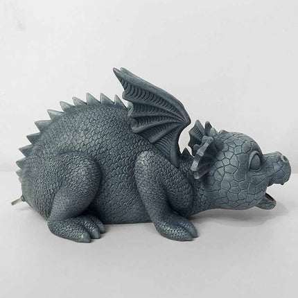 Creative Dinosaur Statue Cute Animals Resin Crafts Fountain Ornament For Home Garden Courtyard Decoration Xqmg Garden Statues