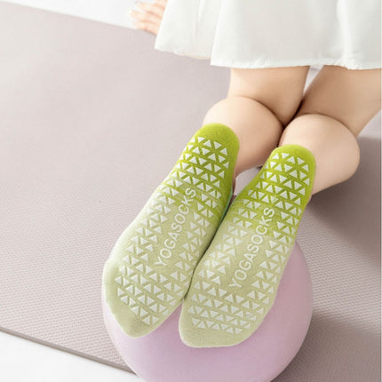 Thin Gradient Yoga Non-slip Breathable Sports Workout Socks