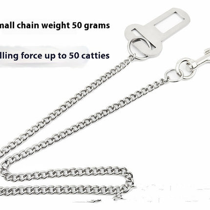 Stainless Steel Small Chain Puppy Car Safety Rope