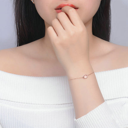 Classic dove egg natural powder crystal bracelet