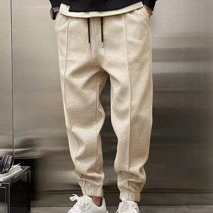 Thicken Ankle-tied Drawstring Leisure Sweatpants