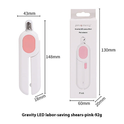 Pet LED Labor-saving Cat Nail Scissors