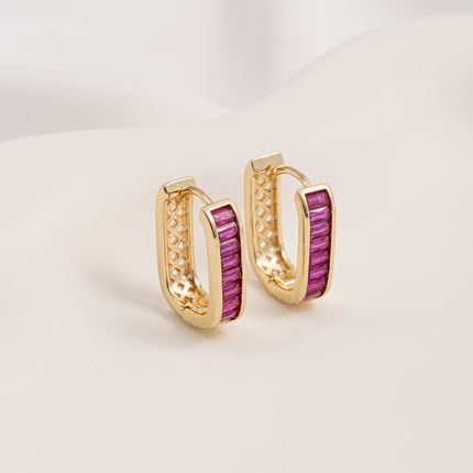 Round Earrings Heart-shaped High Sense