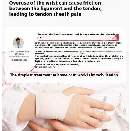 Fitness Sports Strain Special Wristband Wrist Band Sprain Tendon Sheath Sleeve Female