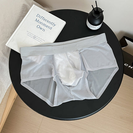 Ice Silk Lightweight Breathable Bottom Crotch Men's Triangle Underwear