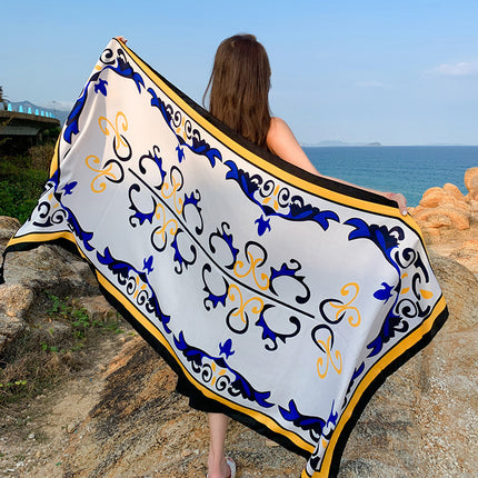 Sun-proof All-matching Shawl Beach Travel Dual-use Outdoor Beach Towel