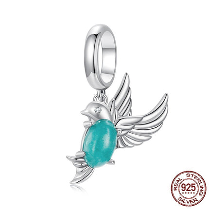 Natural Animal S925 Sterling Silver Ornament Wholesale Beaded Female Accessories