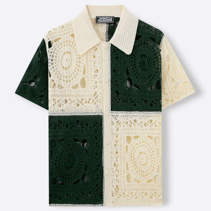 Fashion Colorblock Men's Minority All-match Knitwear