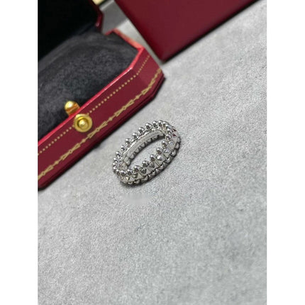 V Gold Bullet Ring Carved Craft Rose Gold Plated No Fading Fashion Ring