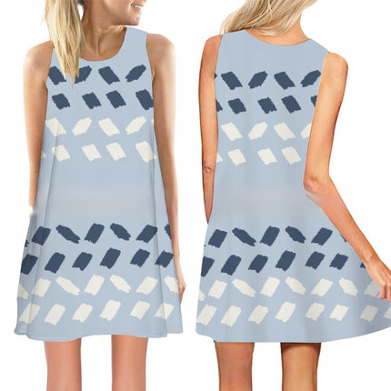 Women's New 3D Printed Sleeveless Dress