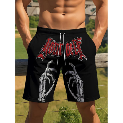 Casual 3d Printed Quick-drying Sports Shorts