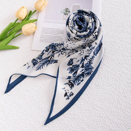 Vintage Print Polyester Fashion Scarf Dual-use Shawl