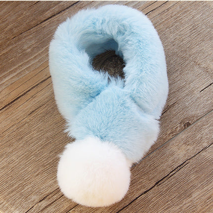 Christmas Bib Ornament Decoration Pet Saliva Towel Winter Warm Scarf